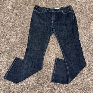 Lapco FR Jeans Womens Sz 16 Reg 40x30 Straight American Workwear Dark Wash Denim